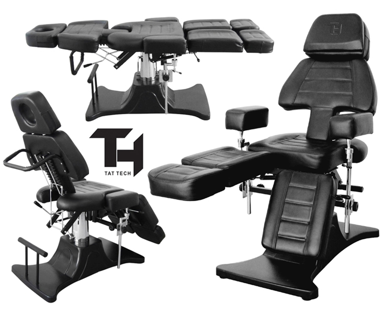 Tat Tech Hydraulic Tattoo Chair PRO Chaise et table pour tatouage