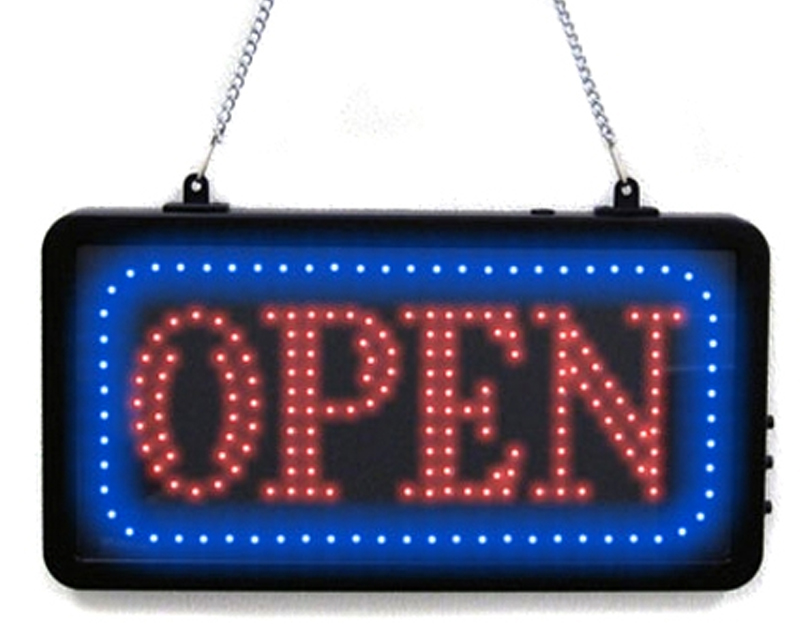 OPEN Store Sign - Store Signs - Shop Equipment & Furniture - Worldwide ...