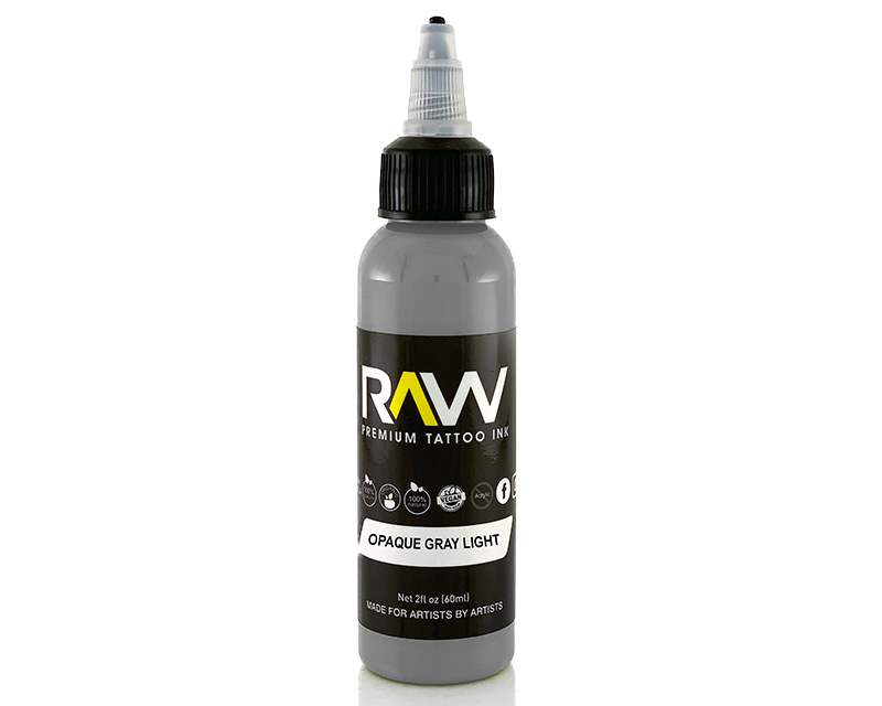 Opaque Gray Light Raw Ink Tattoo Inks Worldwide Tattoo Canada