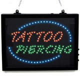 TATTOO & PIERCING Store Sign