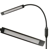 LED Black Flex Arm Floor Lamp