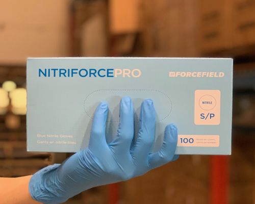 Nitri Force Blue Nitrile Gloves
