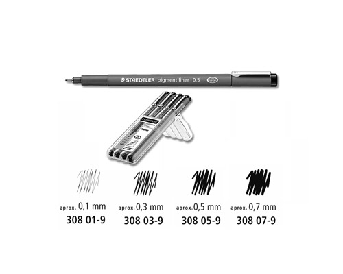 Fineliner Pens (4pc set)
