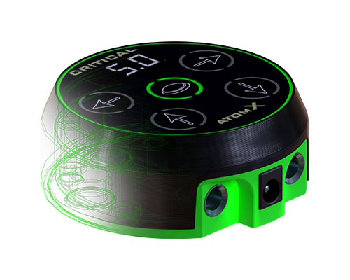 Critical Tattoo Power Supply Atom In Black